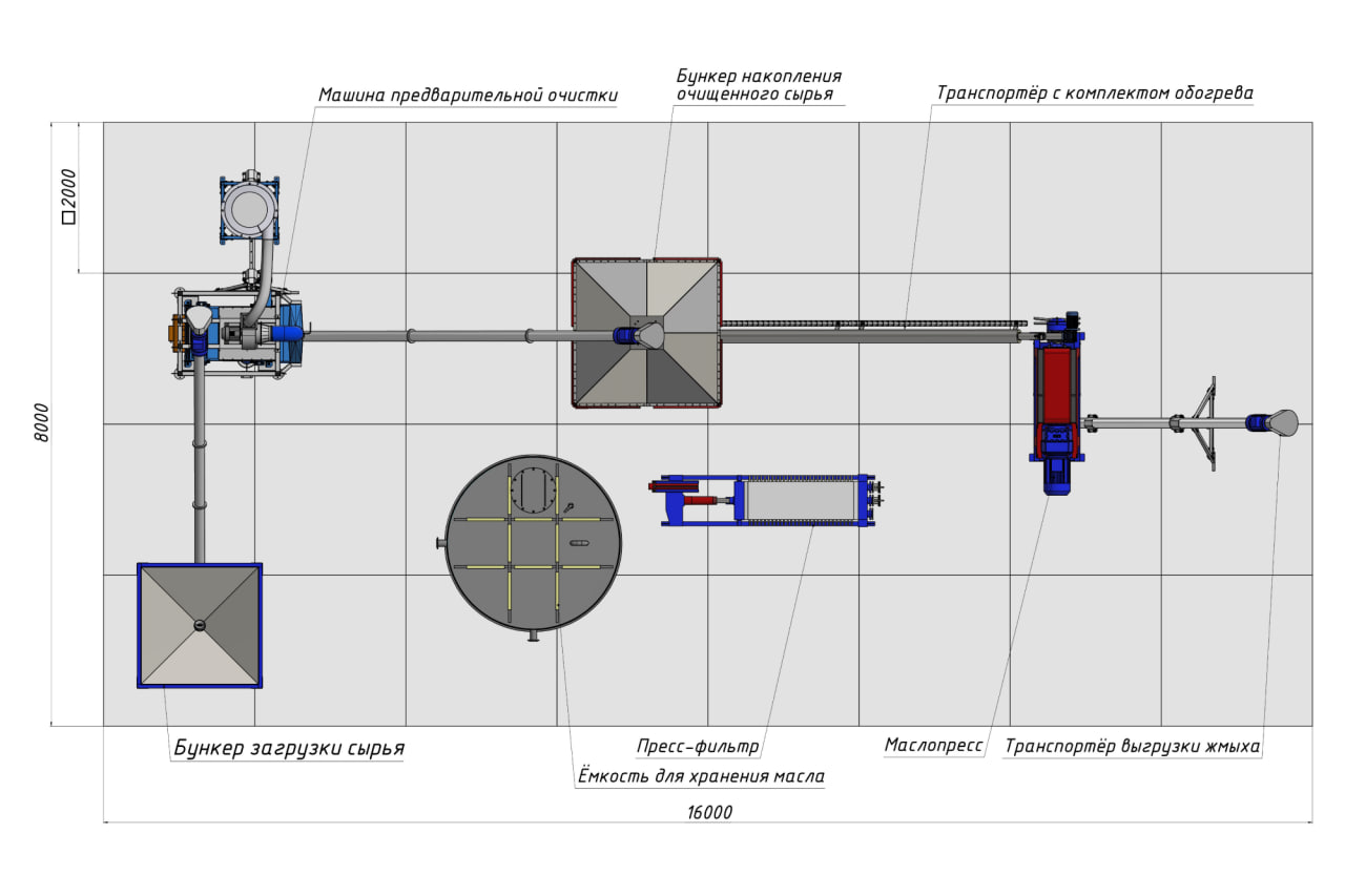 Линии отжима масла в Новосибирске заказать от производителя оборудования  для изготовления кормов АГРО-ИНЖИНИРИНГ